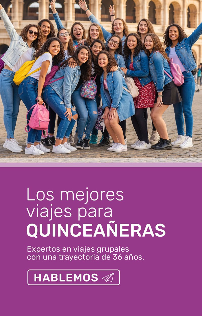 Los mejores viajes para quinceañeras, agencia de viajes vision tours
