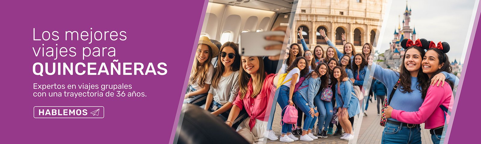 Los mejores viajes para quinceañeras, agencia de viajes vision tours