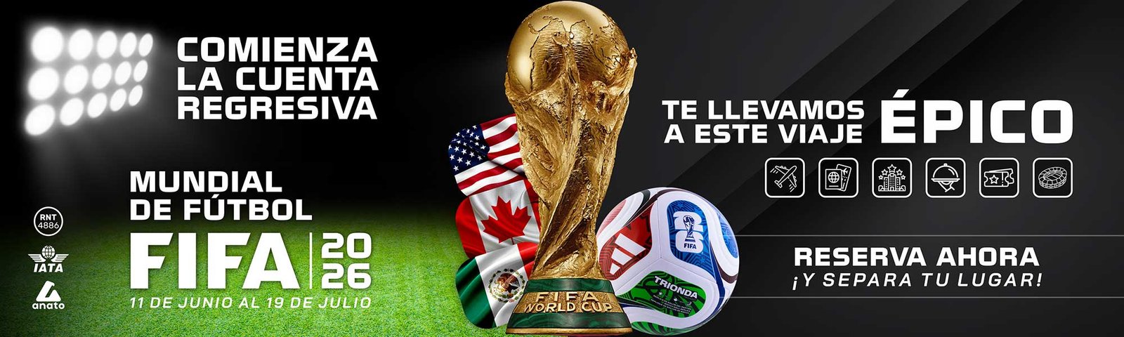 TE LLEVAMOS A ESTE VIAJE ÉPICO Mundial de fútbol FIFA 2023 te llevamos a este viaje épico Vision Tours